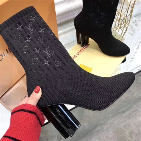 louis vuitton boots with heels.